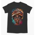 Melanin Girl Afro Book Lover Librarian Teacher Student Unisex T-Shirt