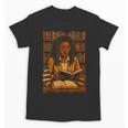 Melanin Girl Locs Book Lover Librarian Teacher Student Unisex T-Shirt