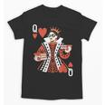 Modern Queen Of Hearts Book Lover Reading Novels Romantasy Unisex T-Shirt Modern Queen Of Hearts Book Lover Reading Novels Romantasy Unisex T-Shirt