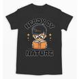 Nerdy By Nature Chibi Cute Book Lover Unisex T-Shirt
