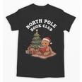 North Pole Book Club Gingerbread Christmas Reading Unisex T-Shirt North Pole Book Club Gingerbread Christmas Reading Unisex T-Shirt