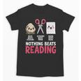 Nothing Beats Reading Rock Paper Scissors Book Lover Library Unisex T-Shirt Nothing Beats Reading Rock Paper Scissors Book Lover Library Unisex T-Shirt