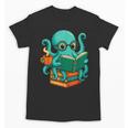 Octopus Reading Book Reading Bookworm Reader Unisex T-Shirt