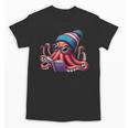 Octopus Reading Book Kraken Book Lover Unisex T-Shirt