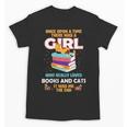 Once Upon A Time There Was A Girl Who Loves Books And Cats Unisex T-Shirt Once Upon A Time There Was A Girl Who Loves Books And Cats Unisex T-Shirt