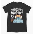 Orange Cat Reading Book 67 Six Seven Meme Unisex T-Shirt