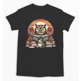 Owl Reading Books Book Library Bookworm Unisex T-Shirt Owl Reading Books Book Library Bookworm Unisex T-Shirt