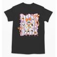 Preppy Coquette Bow Ghost Reading Books Halloween Book Unisex T-Shirt Preppy Coquette Bow Ghost Reading Books Halloween Book Unisex T-Shirt
