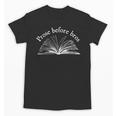 Prose Before Bros Book Lover Literary Reading Unisex T-Shirt Prose Before Bros Book Lover Literary Reading Unisex T-Shirt