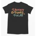 Protect Libraries Banned Books Literacy And Equity For All Unisex T-Shirt