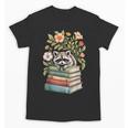 Raccoon Books Reading Flowers Unisex T-Shirt