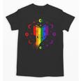 Rainbow Book With Stars And Moon Phases Gay Pride LGBT Unisex T-Shirt Rainbow Book With Stars And Moon Phases Gay Pride LGBT Unisex T-Shirt