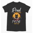 Read Banned Books Pet Cats Fight Evil Read Banned Reader Unisex T-Shirt Read Banned Books Pet Cats Fight Evil Read Banned Reader Unisex T-Shirt