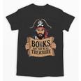 Read Book Reader Library Reading Librarian Pirate Bookworm Unisex T-Shirt Read Book Reader Library Reading Librarian Pirate Bookworm Unisex T-Shirt