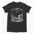 Read In Peace Skeleton Reading Book Halloween Bookish Unisex T-Shirt Read In Peace Skeleton Reading Book Halloween Bookish Unisex T-Shirt