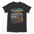 Read My Shirt Day For Kids Boy Girls i Will Read Book Unisex T-Shirt