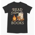 Read S'More Books Campfire Reading Book Lovers Camper Unisex T-Shirt