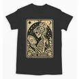 The Reader Tarot Card Book Lover Skeleton Reading Book Unisex T-Shirt