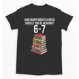 Reading Book Teacher 67 Six Seven Meme Unisex T-Shirt Reading Book Teacher 67 Six Seven Meme Unisex T-Shirt