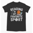 Reading Is My Favorite Sport Reading Book Lover Reader Unisex T-Shirt