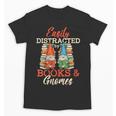 Reading Gnomes Cute Easily Distracted By Books And Gnomes Unisex T-Shirt Reading Gnomes Cute Easily Distracted By Books And Gnomes Unisex T-Shirt