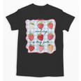 Reading Is My Jam Preppy Stawberry Bookworm Book Lover Nerd Unisex T-Shirt