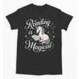 Reading Is Magical Unicorn Book Lover Fantasy Kids Unisex T-Shirt