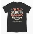 Reading And Motorcycle Life For Bikers Who Love Books Unisex T-Shirt