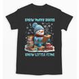 Reading Snow So Many Books Christmas Snow Little Time Unisex T-Shirt