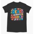 Reads Across Tee America Books Reader Reading Teacher Unisex T-Shirt