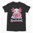 Readsalotl Axolotl Reading Cute Book Lover Bookworm Unisex T-Shirt Readsalotl Axolotl Reading Cute Book Lover Bookworm Unisex T-Shirt