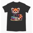Red Panda Books Lover Reading Bookworm Unisex T-Shirt