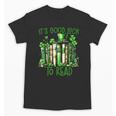 Retro Book Lucky Reading Teacher St Patrick's Day -Adults Small Cotton Blend Polyester Blend Short Sleeve Unisex T-Shirt Retro Book Lucky Reading Teacher St Patrick's Day -Adults Small Cotton Blend Polyester Blend Short Sleeve Unisex T-Shirt
