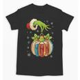 Retro Christmas Ornament Book Christmas Teacher Librarian Unisex T-Shirt