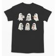 Retro Ghost Reading Books Halloween Bookish Ghost Bookworm Unisex T-Shirt Retro Ghost Reading Books Halloween Bookish Ghost Bookworm Unisex T-Shirt
