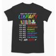 Retro Librarian Book Reader Library Book Reading Unisex T-Shirt