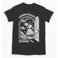 Retro Trendy Bookish Book Lover Reading Quotes Leaving Reality Entering Fiction -Adults Small Short Sleeve T-Shirt Unisex T-Shirt Retro Trendy Bookish Book Lover Reading Quotes Leaving Reality Entering Fiction -Adults Small Short Sleeve T-Shirt Unisex T-Shirt