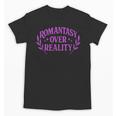 Romantasy Book Reader Aesthetic With Fantasy Feels Unisex T-Shirt Romantasy Book Reader Aesthetic With Fantasy Feels Unisex T-Shirt