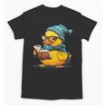 Rubber Duck Reading Book Rubber Duckie Reader Coffee Lover Unisex T-Shirt Rubber Duck Reading Book Rubber Duckie Reader Coffee Lover Unisex T-Shirt