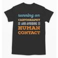 Running On Cartography Social Introvert Humor Vintage Unisex T-Shirt Running On Cartography Social Introvert Humor Vintage Unisex T-Shirt