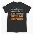 Running On Garage Sales Social Introvert Humor Vintage Unisex T-Shirt Running On Garage Sales Social Introvert Humor Vintage Unisex T-Shirt