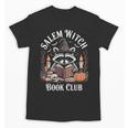 Salem Witch Book Club Raccoon Halloween Unisex T-Shirt