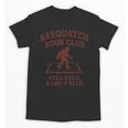 Sasquatch Book Club Bigfoot Reading Cryptid Vintage Unisex T-Shirt