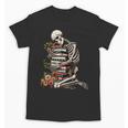 Skeleton Reading Book Halloween Bookworm Bibliophile Reader Unisex T-Shirt Skeleton Reading Book Halloween Bookworm Bibliophile Reader Unisex T-Shirt