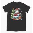 Snowman Reading Book Lovers Christmas Librarian Bookworm Unisex T-Shirt Snowman Reading Book Lovers Christmas Librarian Bookworm Unisex T-Shirt