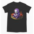 Spooky Grim Reaper Reading A Book Cute Creepy Halloween Unisex T-Shirt Spooky Grim Reaper Reading A Book Cute Creepy Halloween Unisex T-Shirt