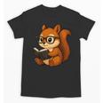 Squirrel Reading Book Lover Unisex T-Shirt