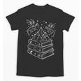 Stack Of Books And Dragons Bookworm Fantasy Books Lover Unisex T-Shirt
