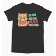 Stay Home Read Books Pet My Cat Regret Nothing Cats Book Unisex T-Shirt