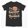 My Summer Is All Booked Book Lover Reading Vacation 2025 Unisex T-Shirt